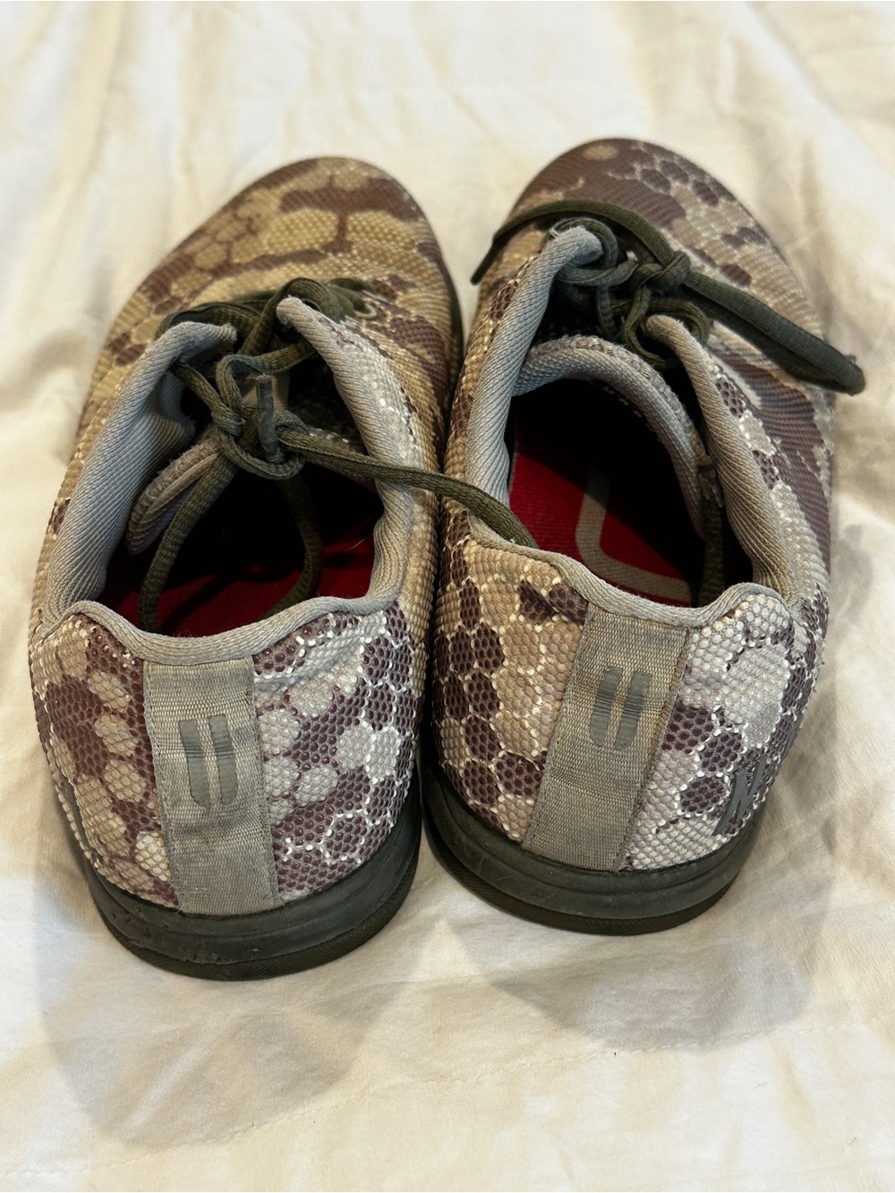NOBULL Olive Green and Brown Camouflage Training Shoes - Picture 3 of 5
